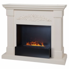 Электрокамин RealFlame Ofelia 26 BG с очагом 3D CASSETTE 630 BLACK PANEL