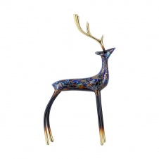 Статуэтка настольная ArtHomeDecor DEER 7317 S GILT BLUE