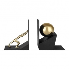 Держатель для книг ArtHomeDecor GLOBAL WORK 7298 GOLD  BLACK