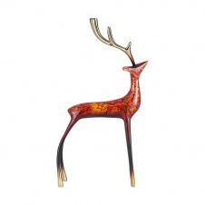 Статуэтка настольная ArtHomeDecor DEER 7318 S DEEP RED