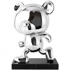 Статуэтка настольная  ArtHomeDecor BUSY BEAR 6710 M SILVER