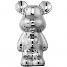 Статуэтка настольная ArtHomeDecor FUNNY BEAR 6652 SILVER