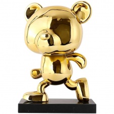 Статуэтка настольная ArtHomeDecor BUSY BEAR 6709 M GOLD